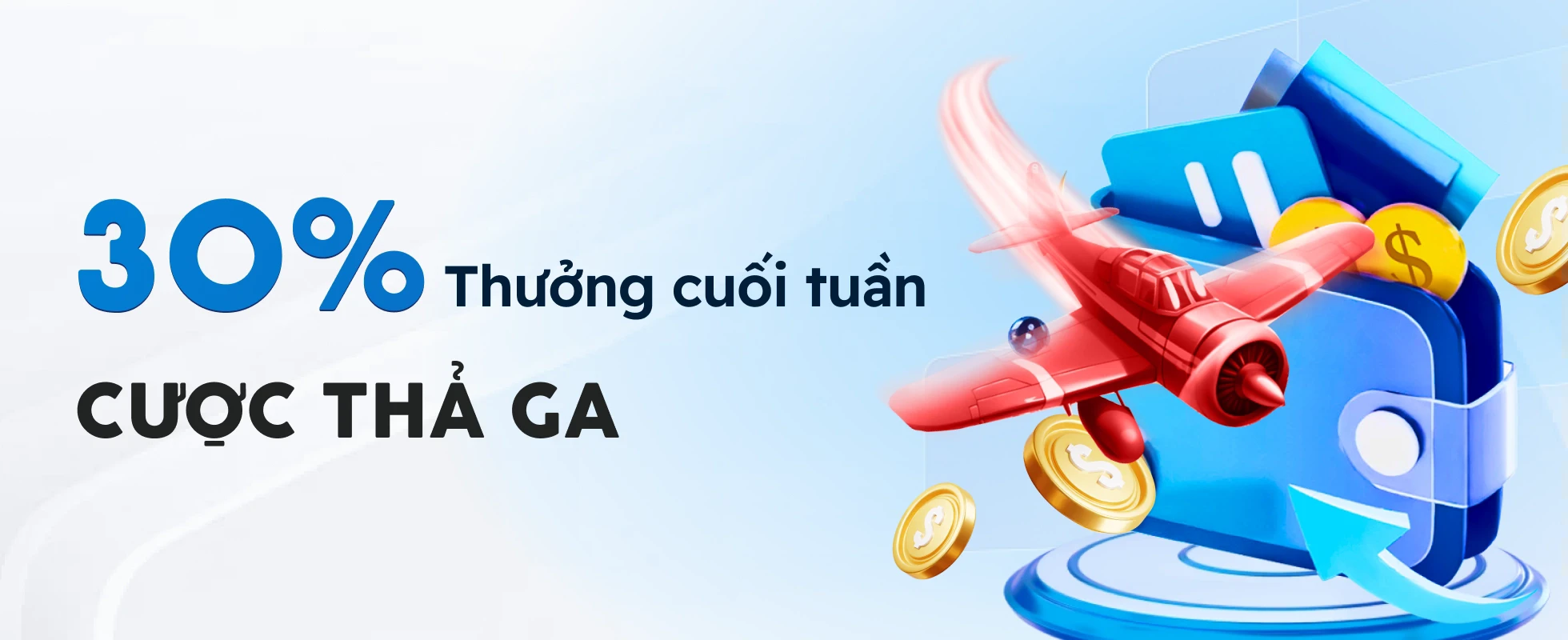 Thưởng 30% giá trị tiền nạp