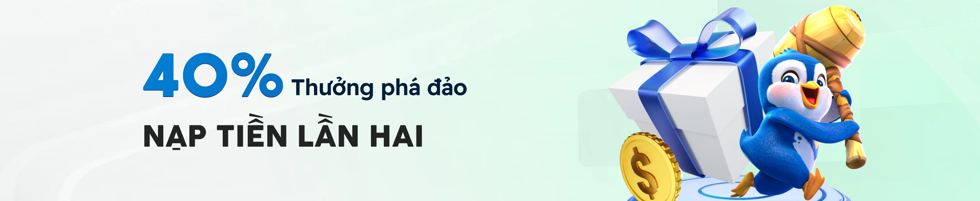 Thưởng 40% giá trị tiền nạp