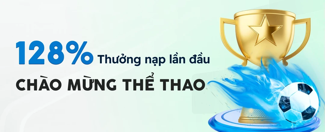 Thưởng 128% Welcome Bonus